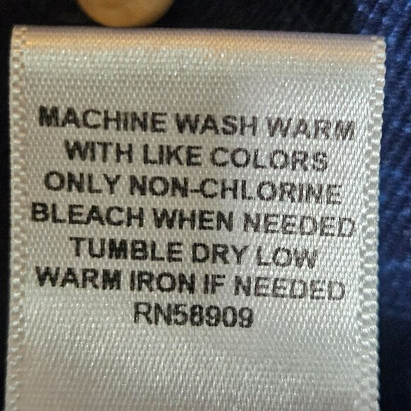 Cremieux Mens Paisley Button-Up Shirt Medium 100% Cotton Blue Long Sleeve - Picture 12 of 13